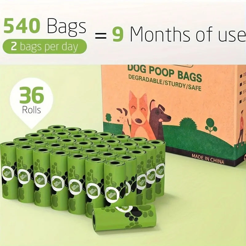 Eco-Friendly Pet Waste Bags - Biodegradable,