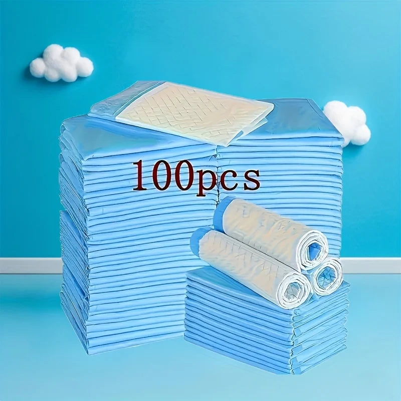 100Pcs Super  Disposable Pet Urine Pads