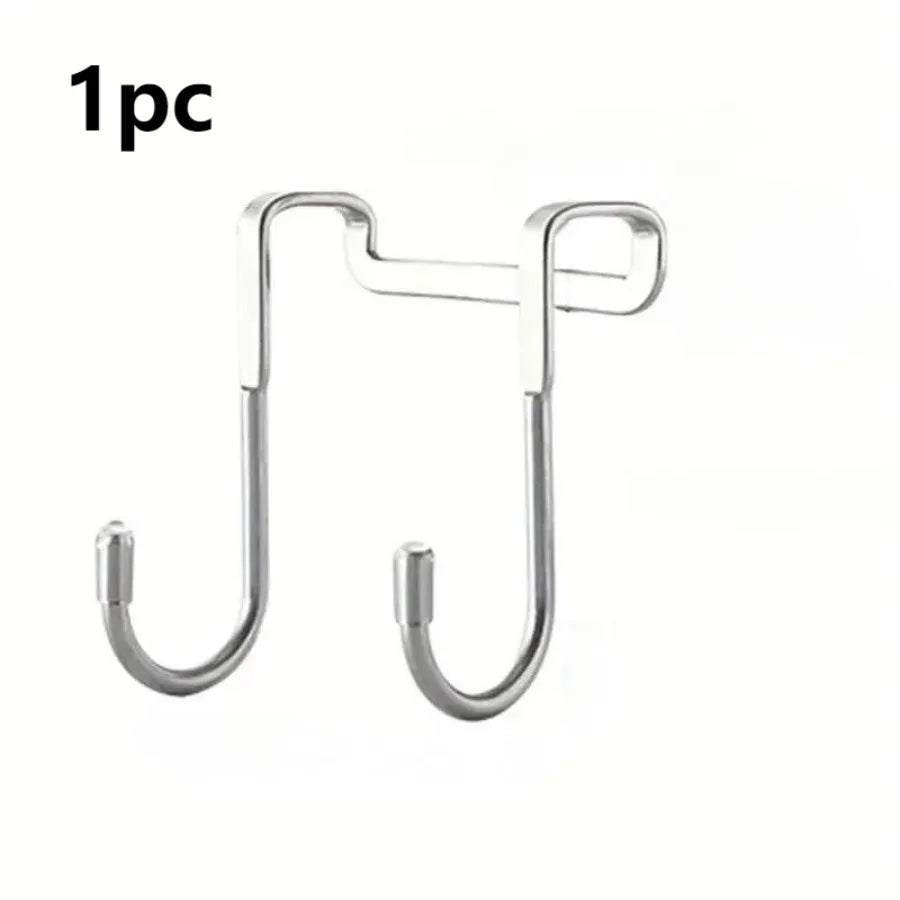 1 Piece Silver Metal Seamless Hook,