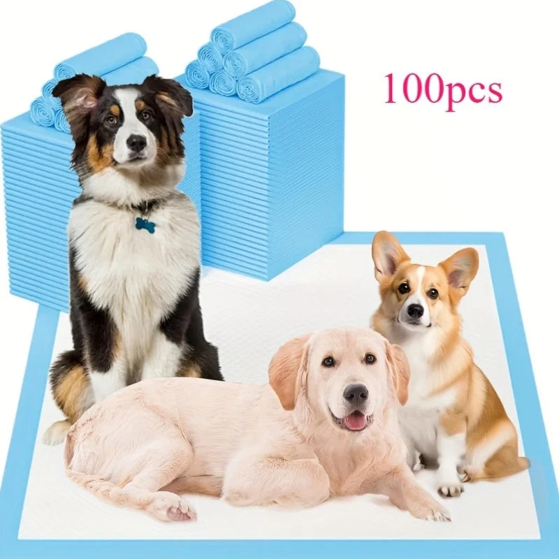 100Pcs Super  Disposable Pet Urine Pads