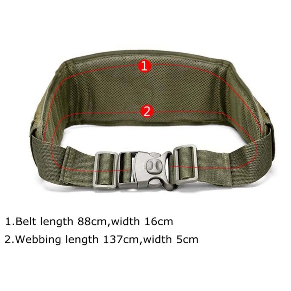Tactical Hunting Shooting Molle Battle Belt