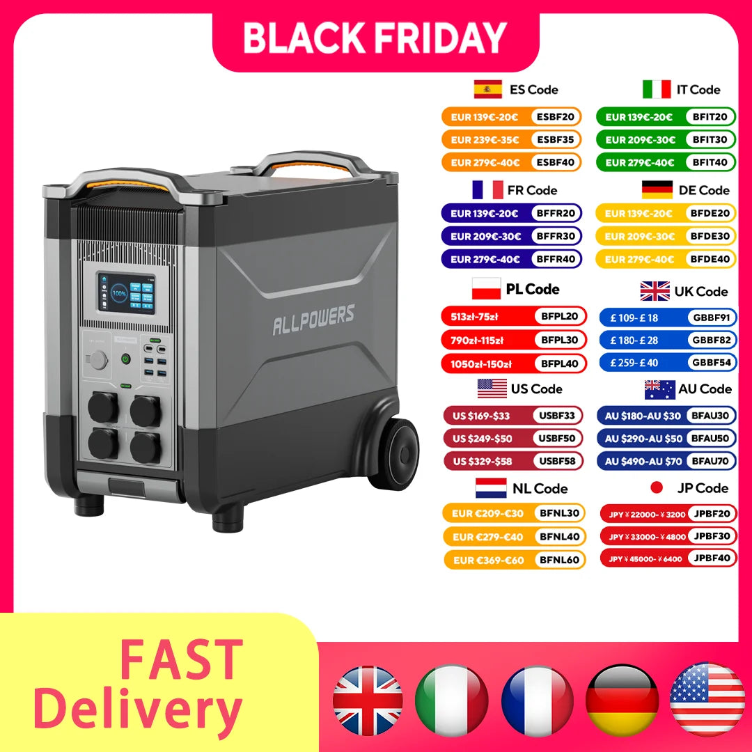 Power Station 4000W Portable Generator,