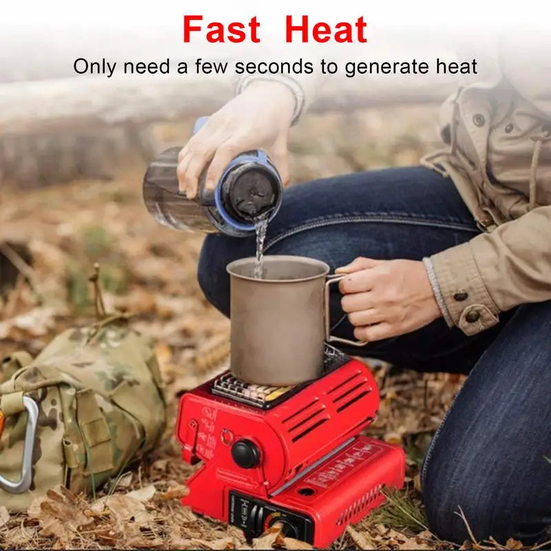 Outdoor Heater 1300W Portable Dual-Use Heating Stove Liquefied Gas