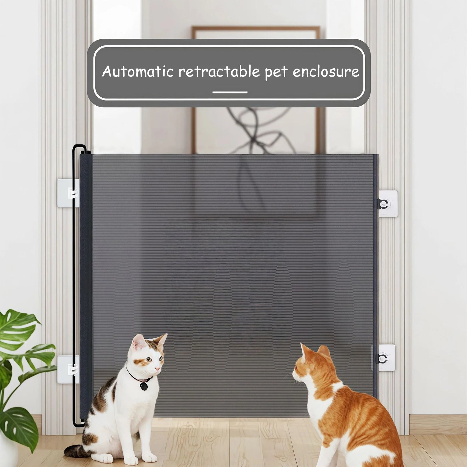 Automatic Retractable Cat Gate