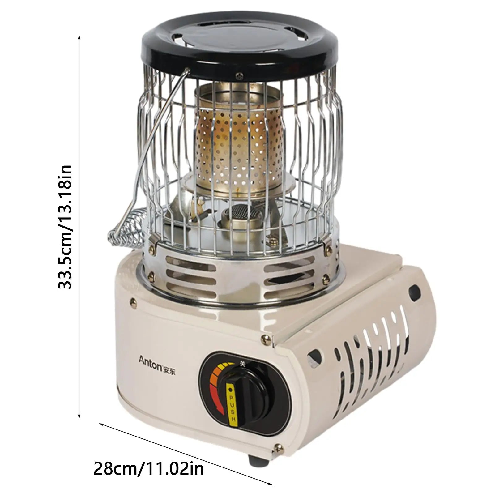 Outdoor Heater 1300W Portable Dual-Use Heating Stove Liquefied Gas