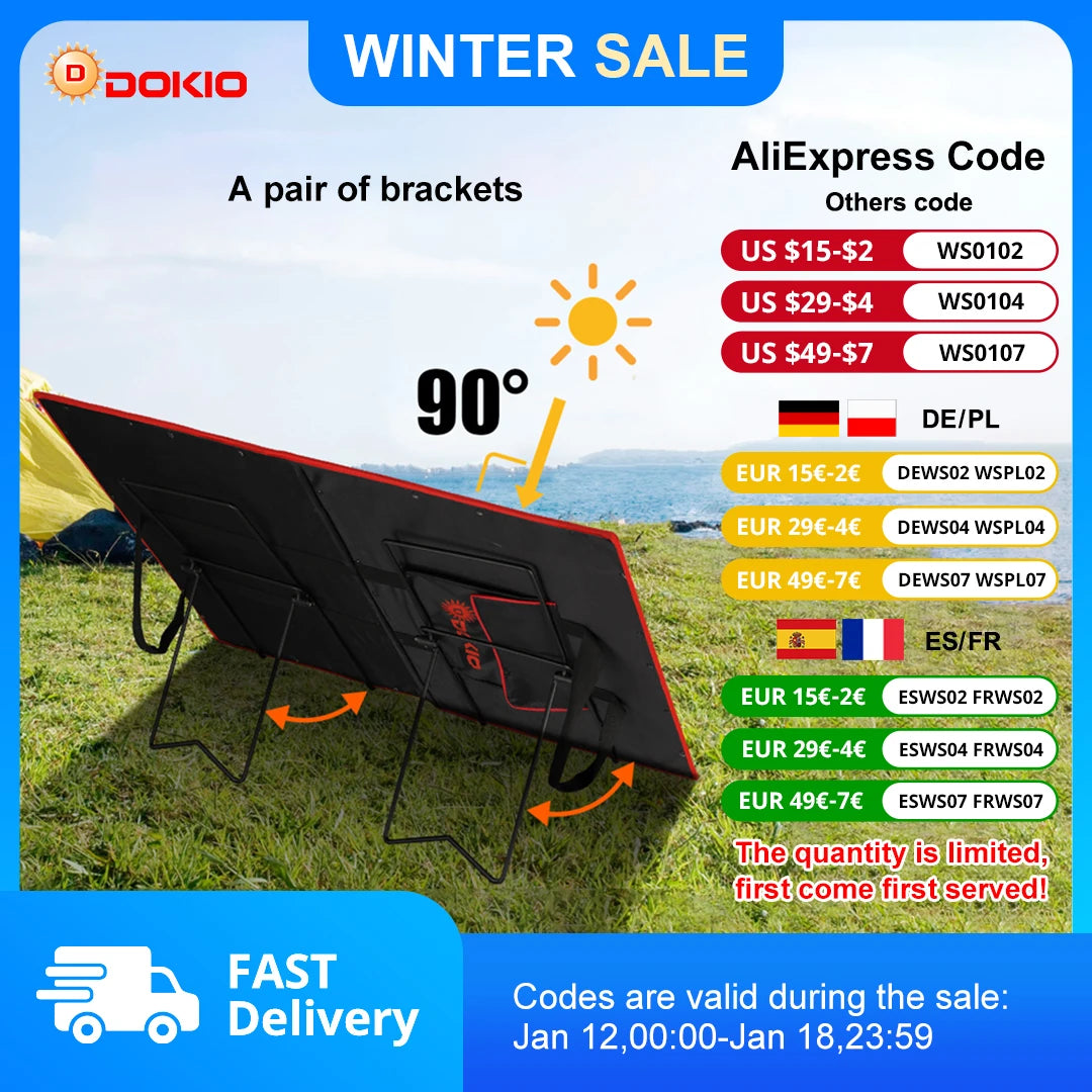 USA 2pcs /4pcs Solar Panel Bracket