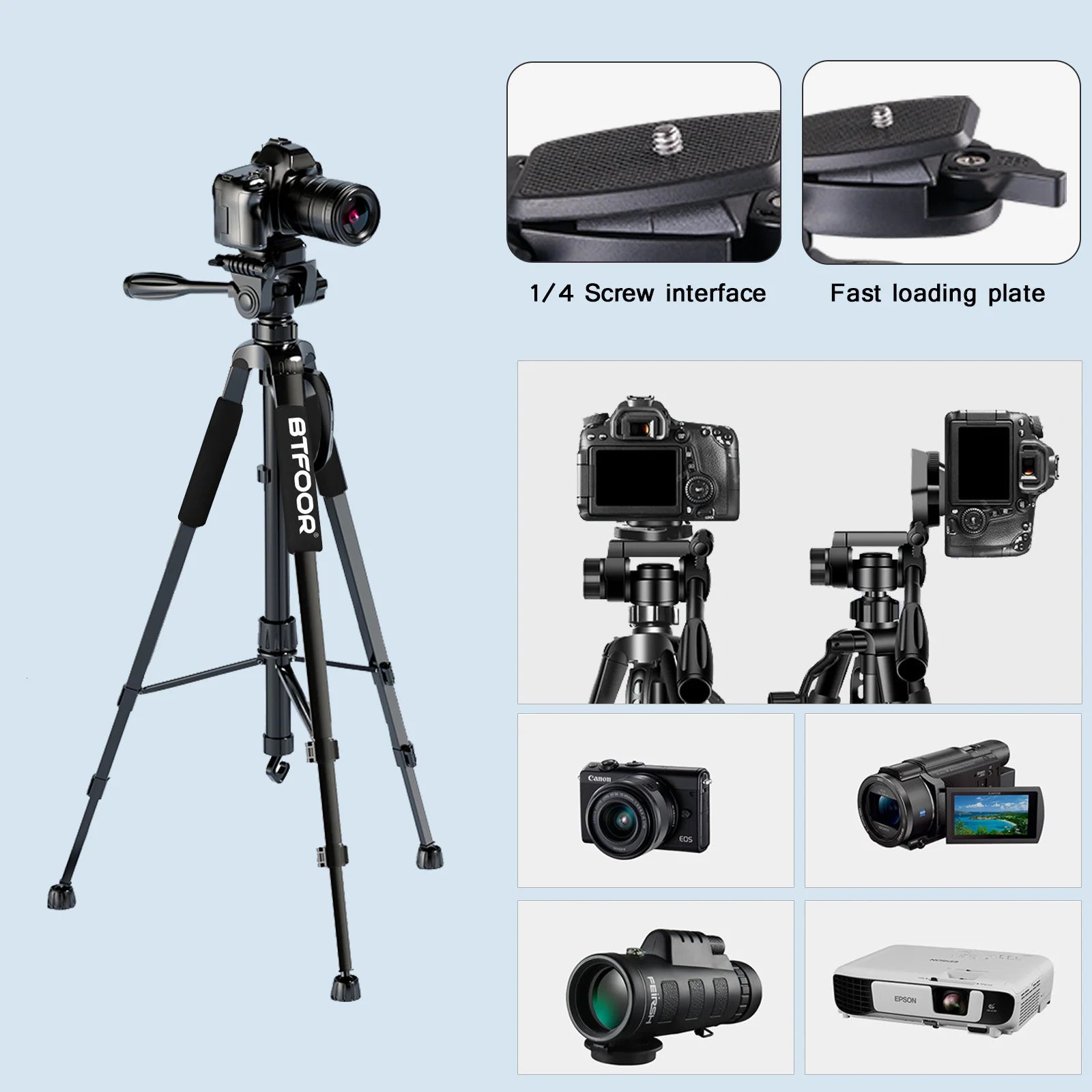 Tripod   Stand  For Canon Nikon Digital Camera