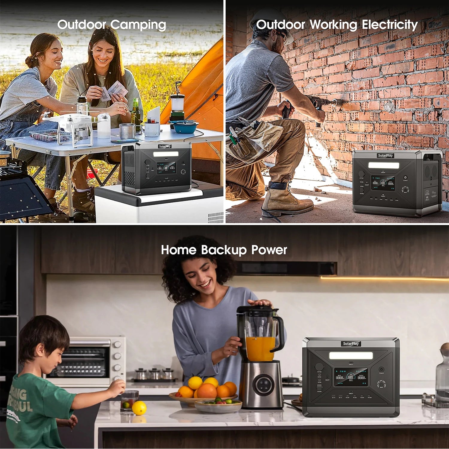 Portable Power Station  Solar Generator