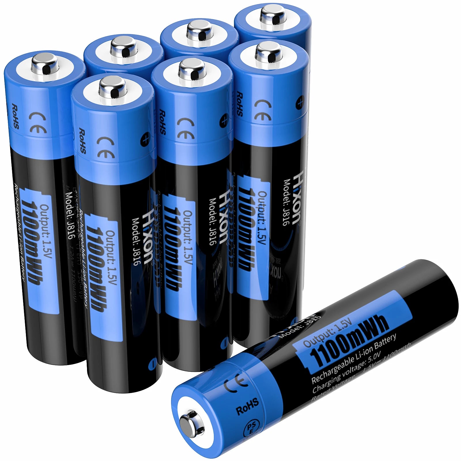 1.5V AA & AAA Lithium Ion Battery
 Rechargeable Battery