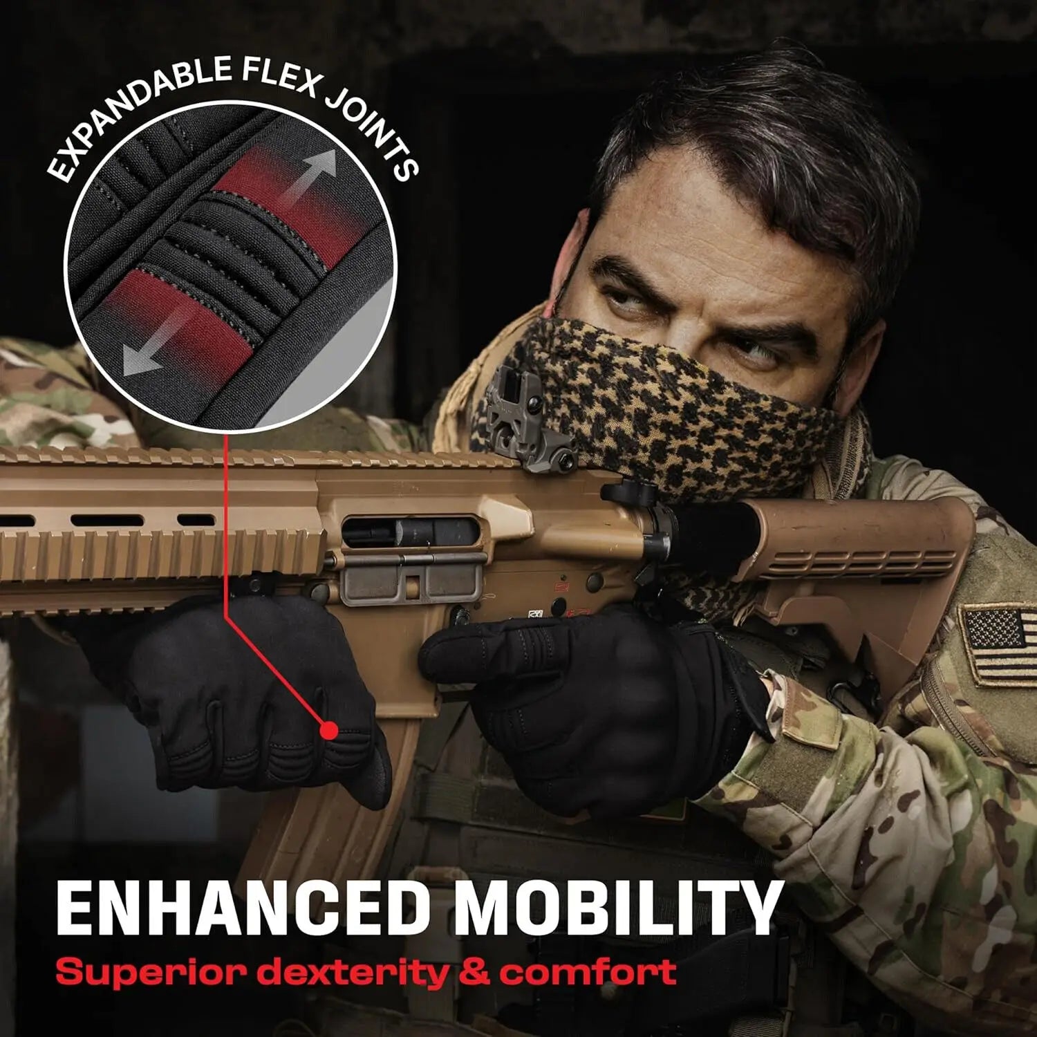 Tactical  Men Touchscreen Motorcycle Gloves