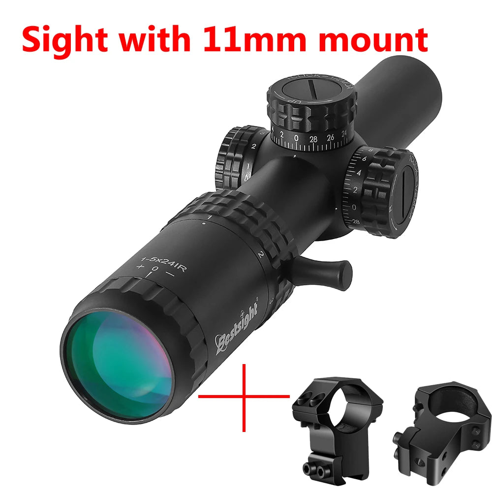 Red and Green Illuminated Hunting Scopes