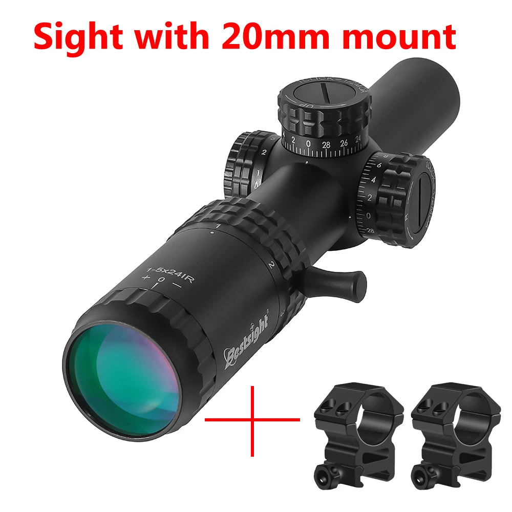 Red and Green Illuminated Hunting Scopes