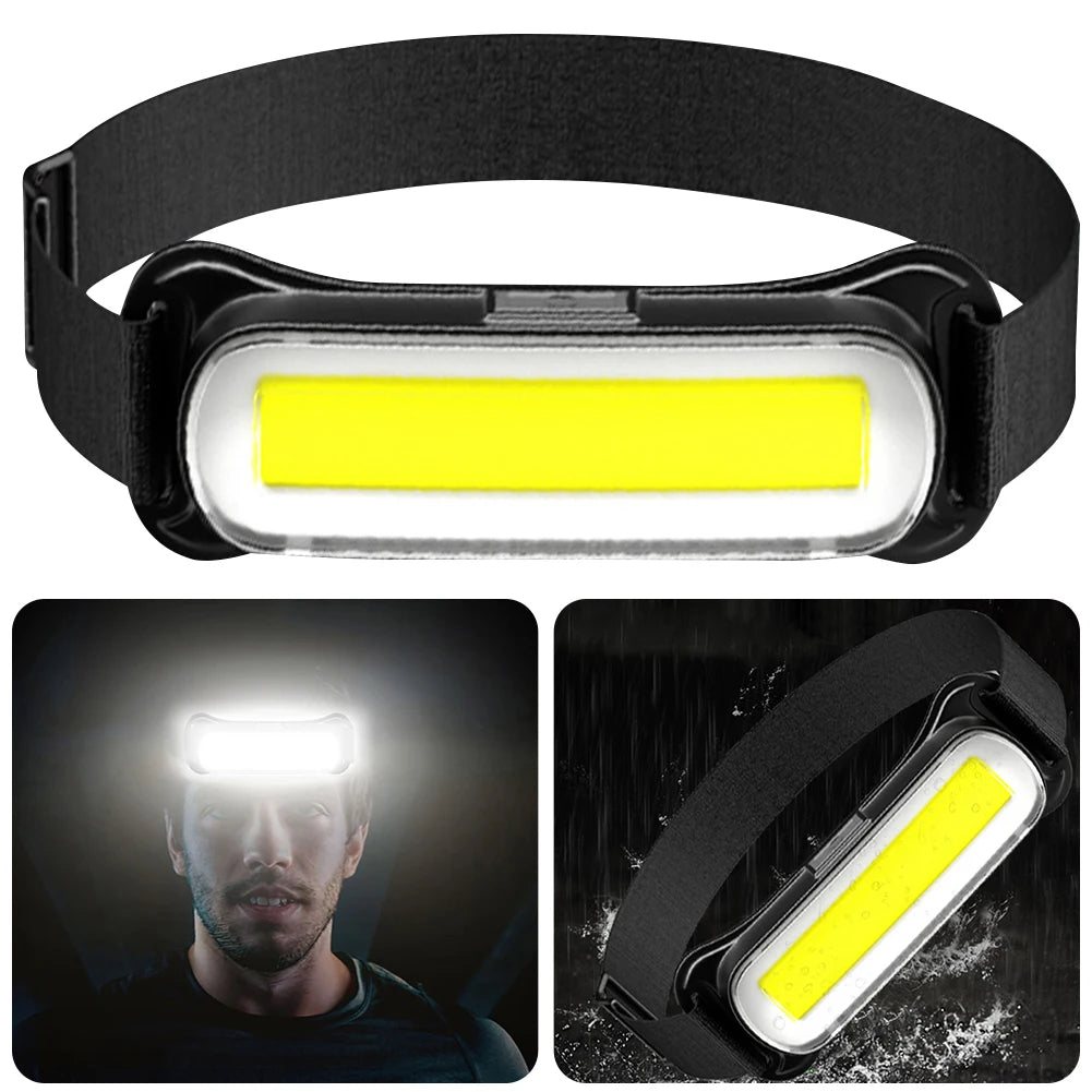 USB Rechargeable LED Headlamp