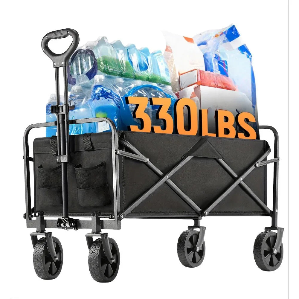 [Heavy Duty] Folding Wagon Cart