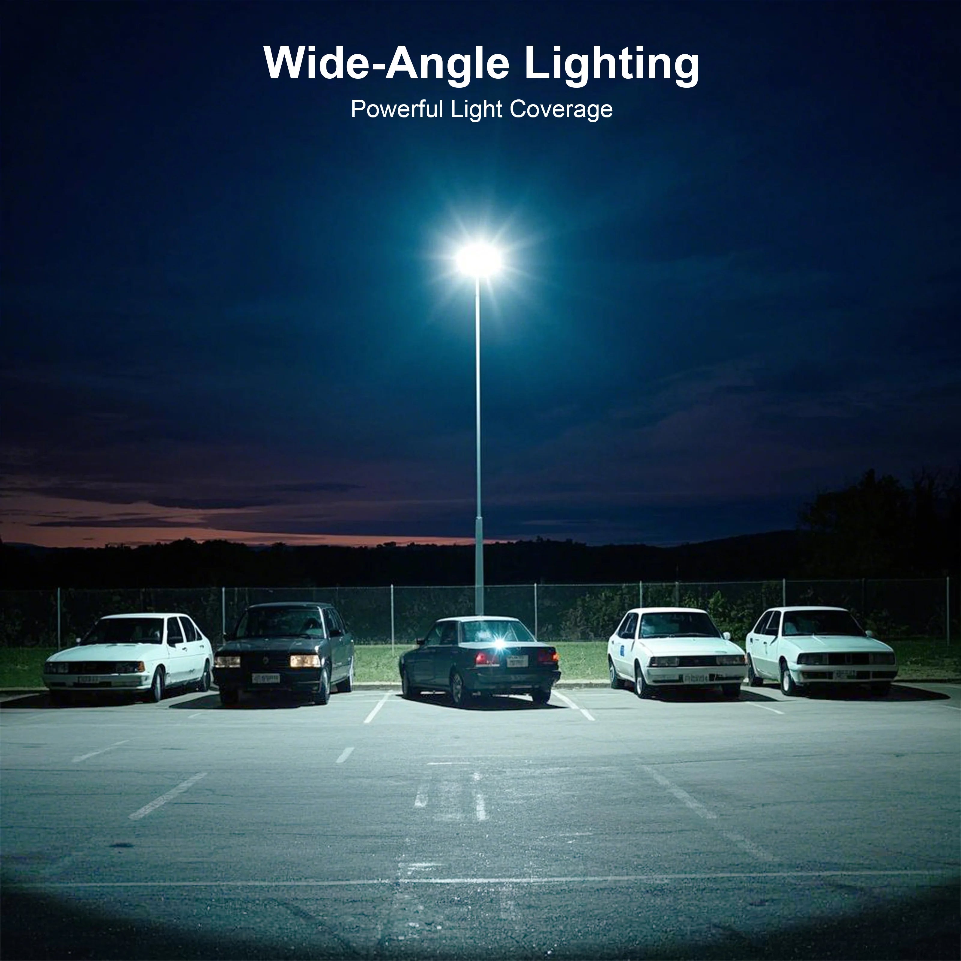 Outdoor waterproof solar light with motion sensor,