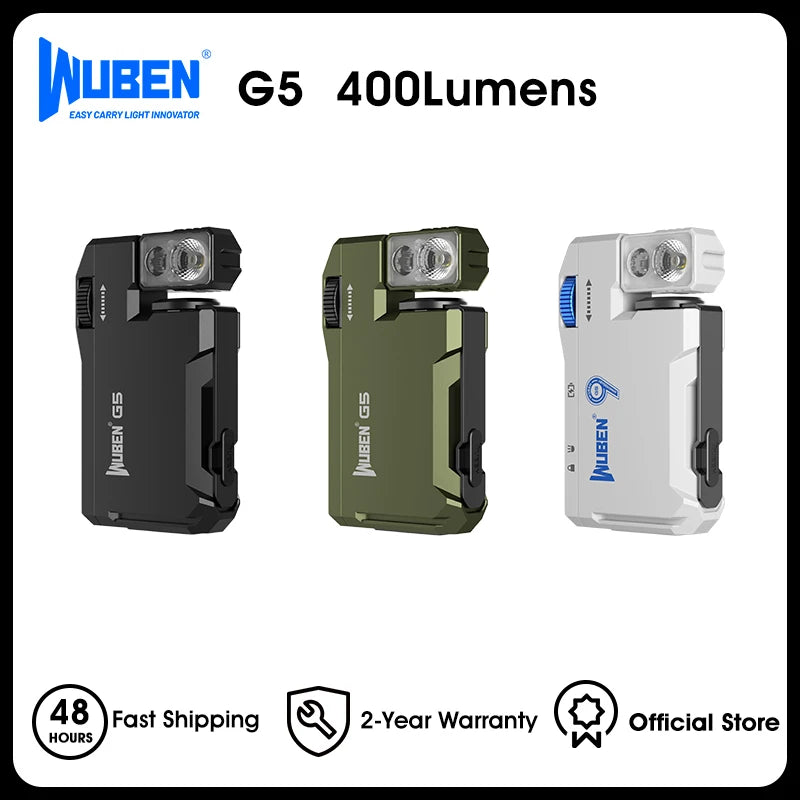WUBEN G5 Rechargeable EDC Flashlight