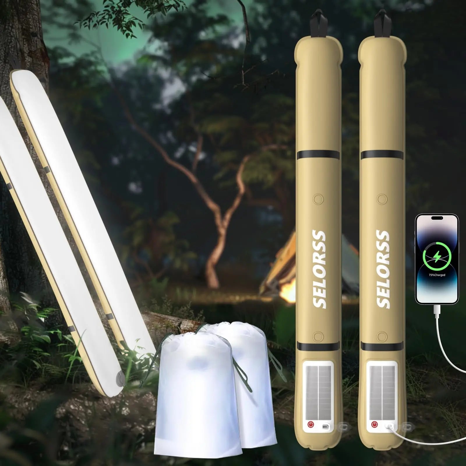 SELORSS Solar Camping Lantern