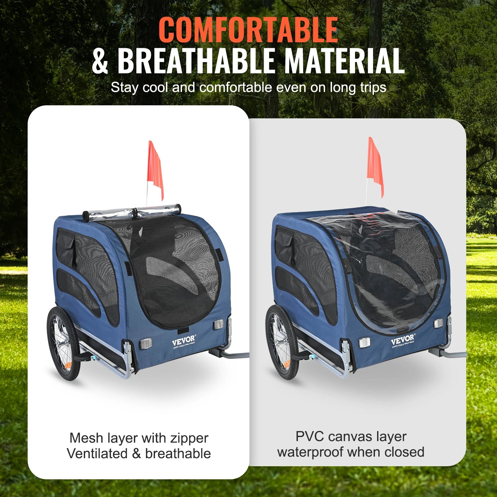100lbs Pet Cart Bicycle Carrier