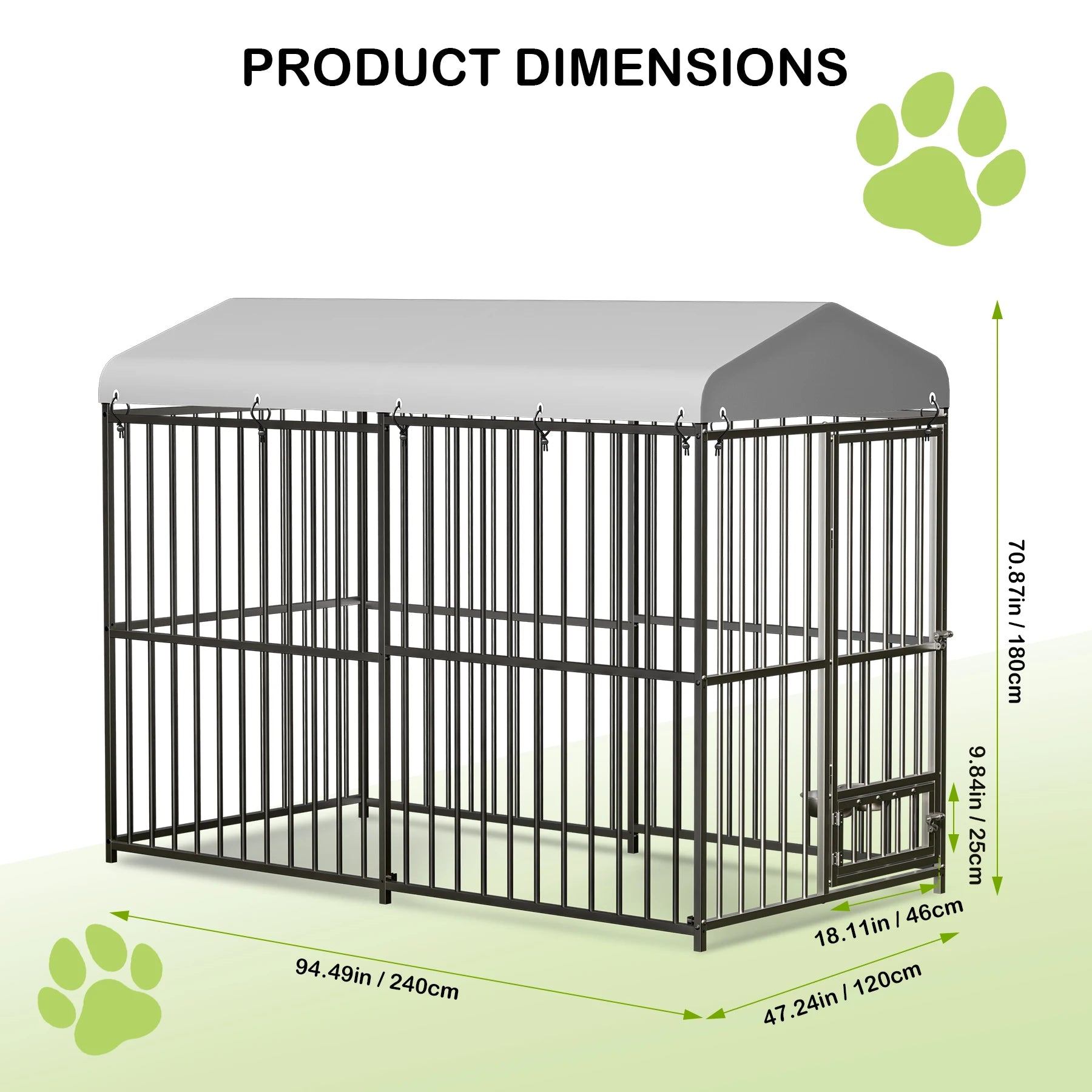 Large Dog Kennel Outside Heavy-Duty