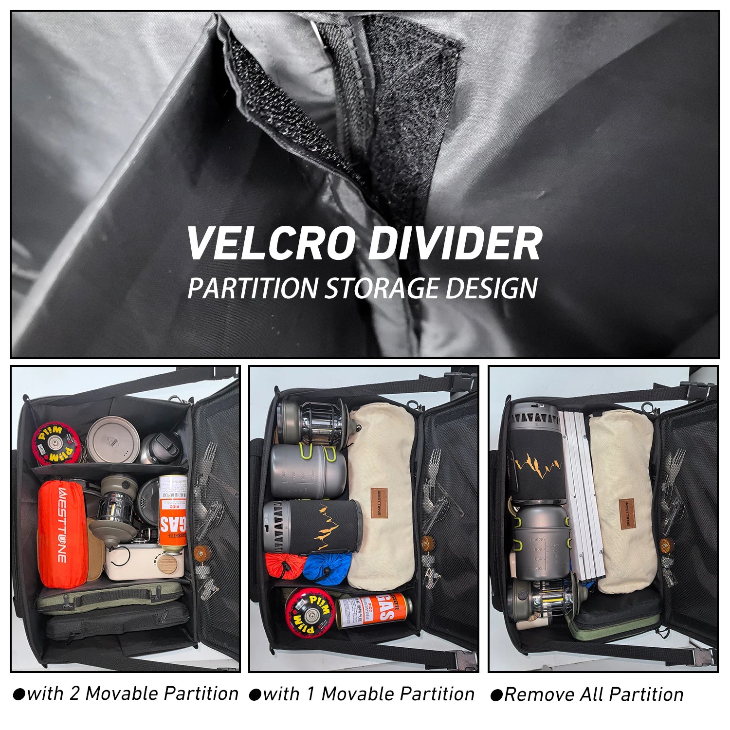 50L Camping Tactical Organizer Folding Large Capacity