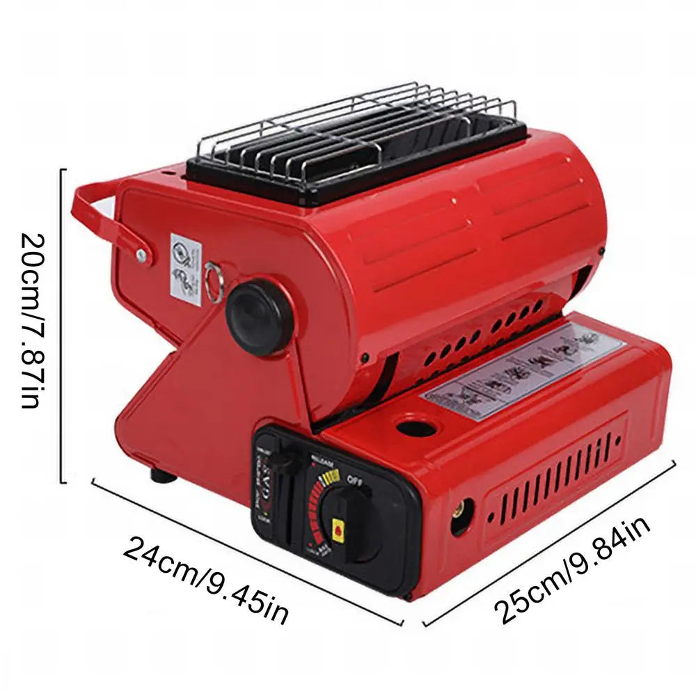 Outdoor Heater 1300W Portable Dual-Use Heating Stove Liquefied Gas