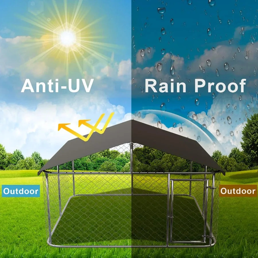 80x 80 Outdoor Dog Enclosure Heavy Duty Mesh