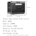 SOLARPLAY  Portable Power Station Solar Generator