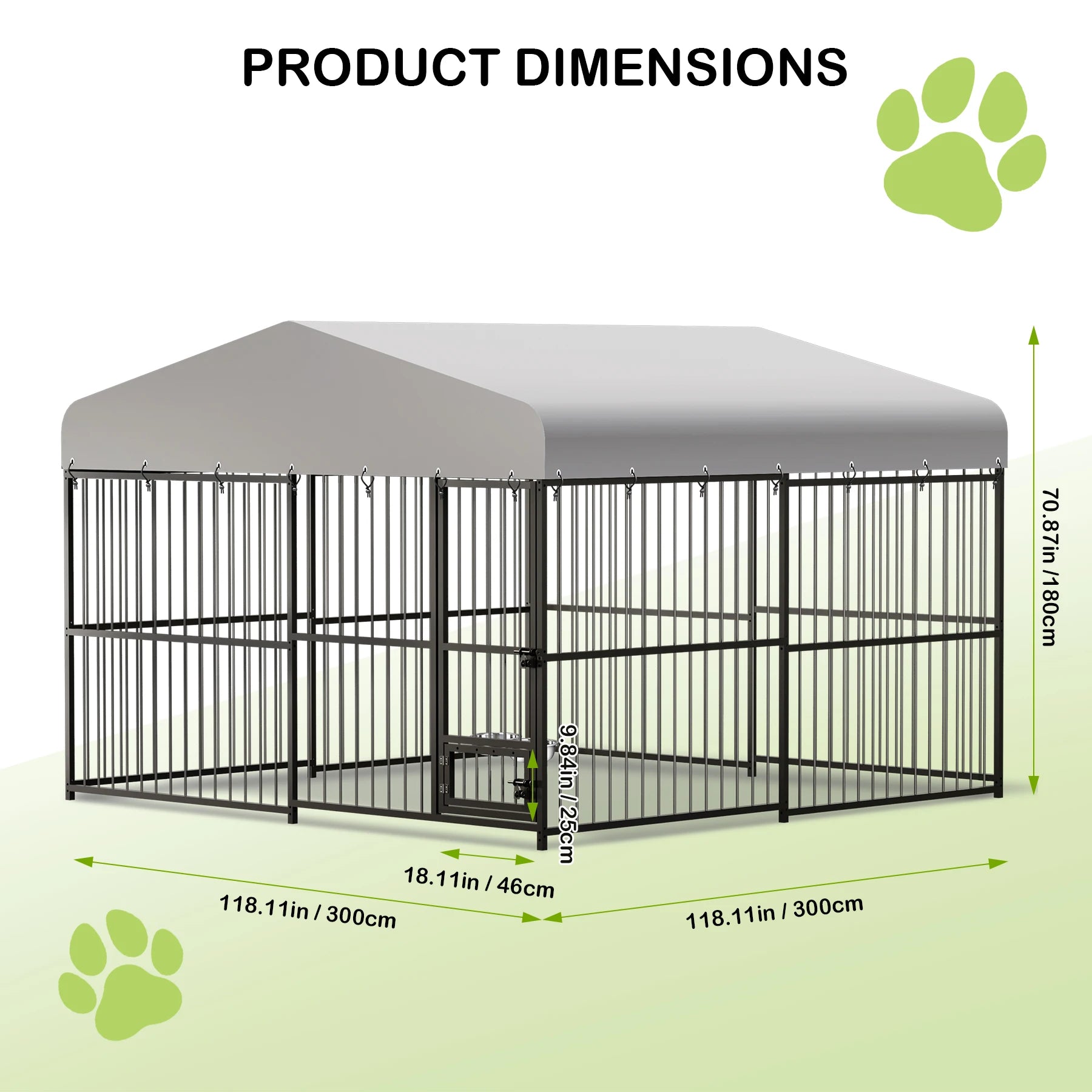 Large Dog Kennel Outside Heavy-Duty
