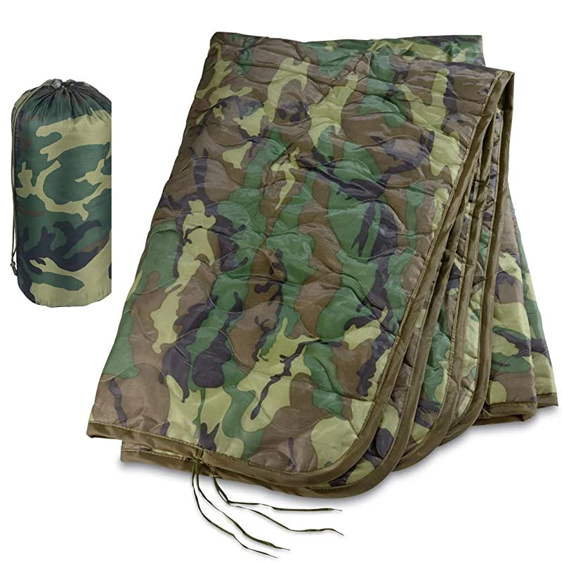Tactical Army Poncho Liner Camouflage Water Repellent