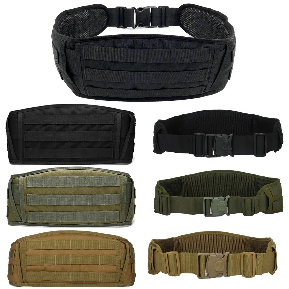 Tactical Hunting Shooting Molle Battle Belt