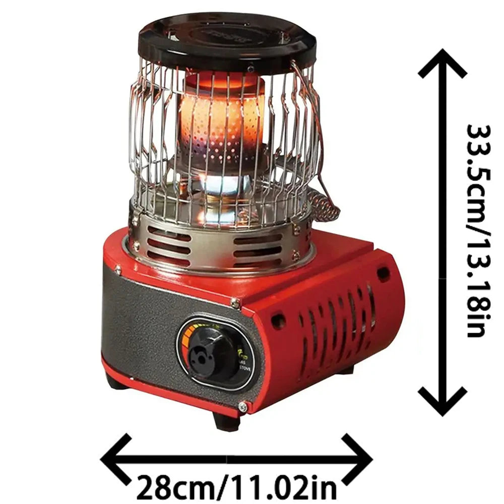 Outdoor Heater 1300W Portable Dual-Use Heating Stove Liquefied Gas