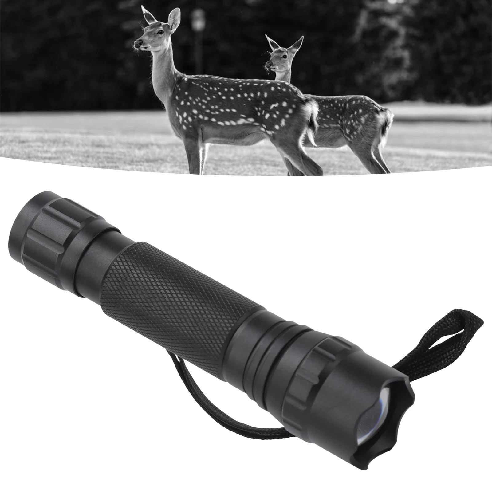 Infrared Flashlight Zoomable