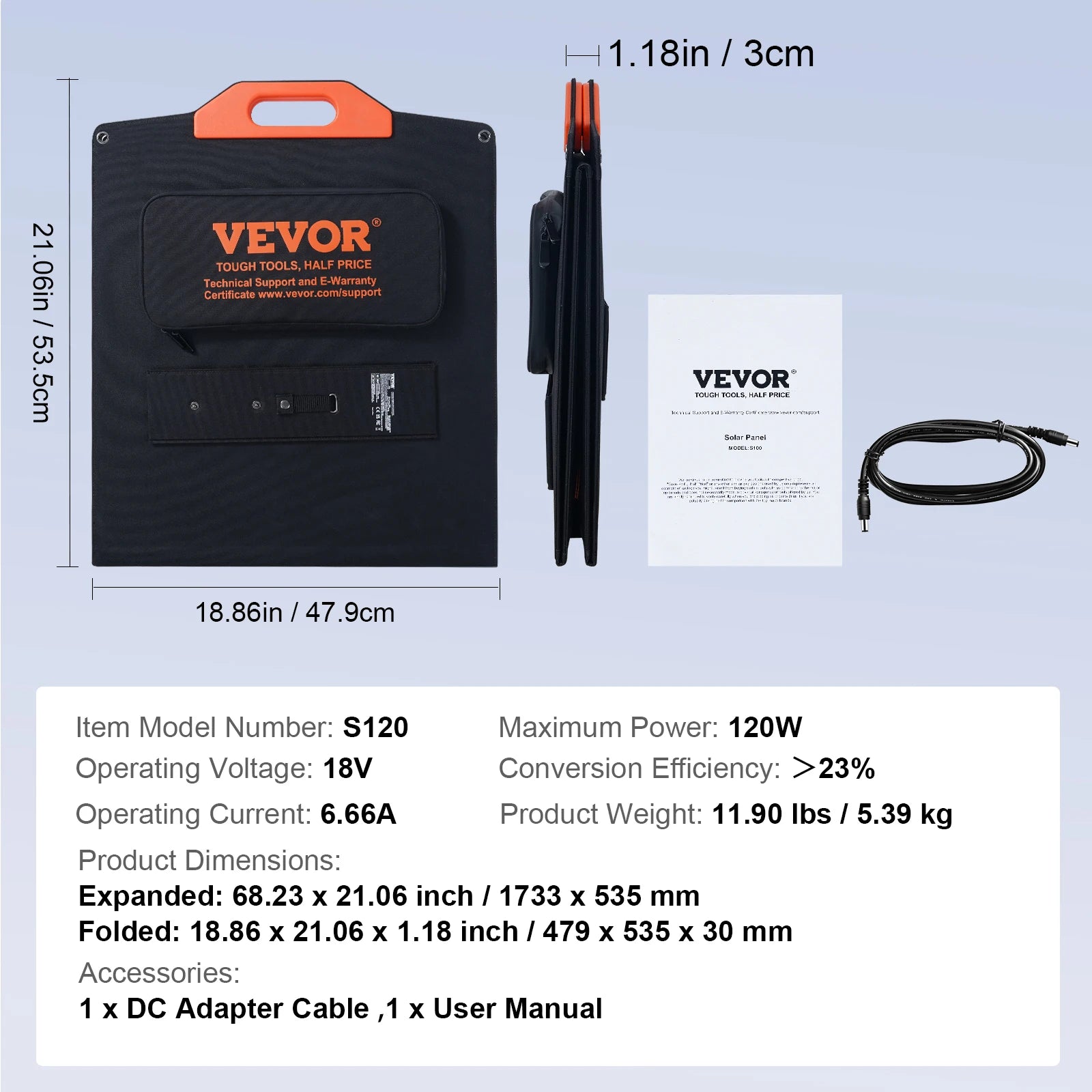 Portable Monocrystalline Solar Panel