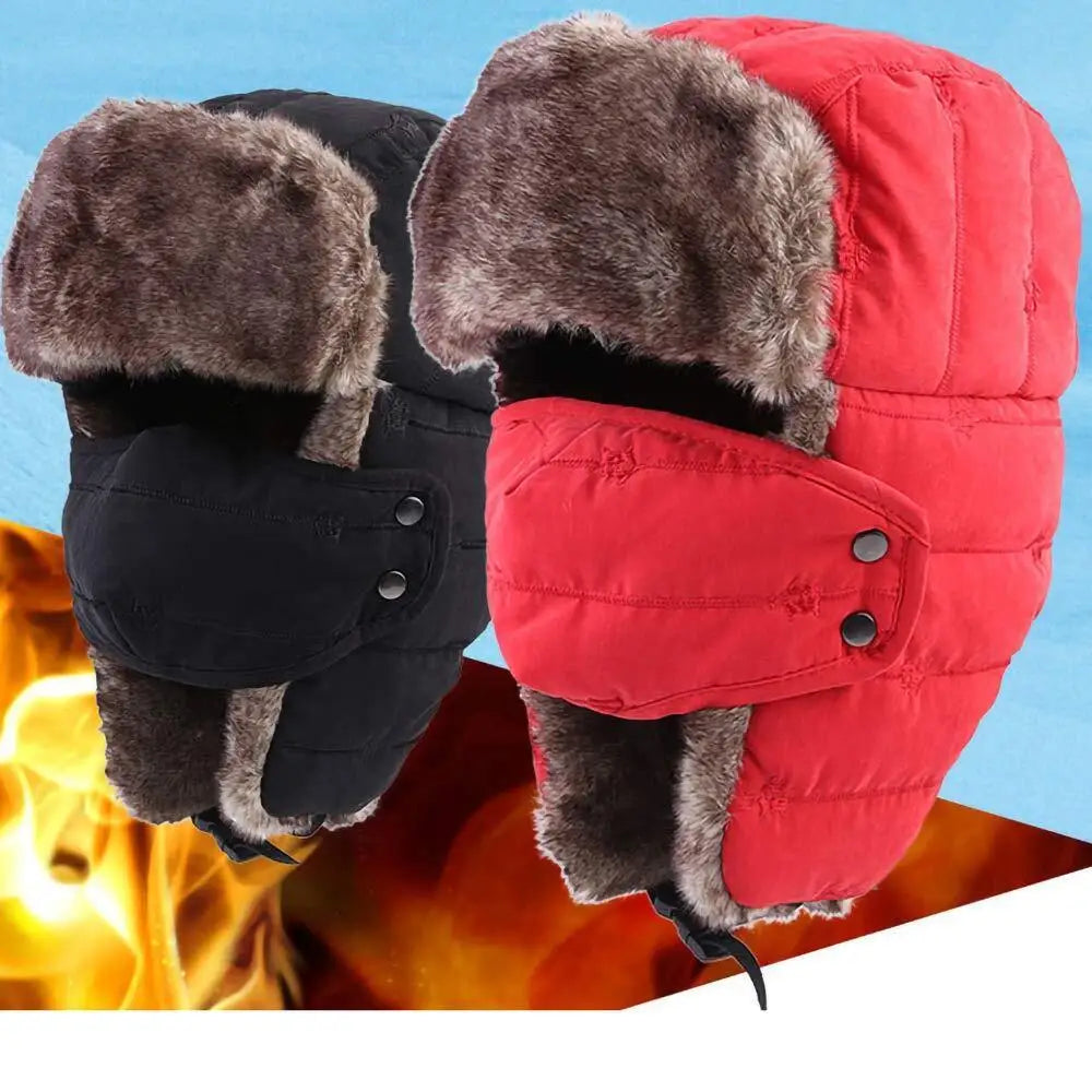 Winter Windproof Thermal Ear Flaps Cap