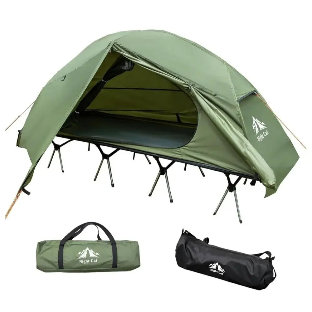 Night Cat Camping Cot Tent Waterproof 1-Person