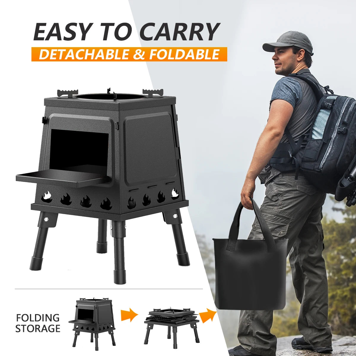 Wood Burning Camp Stove