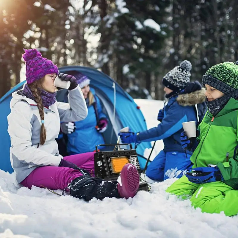 Outdoor Heater 1300W Portable Dual-Use Heating Stove Liquefied Gas