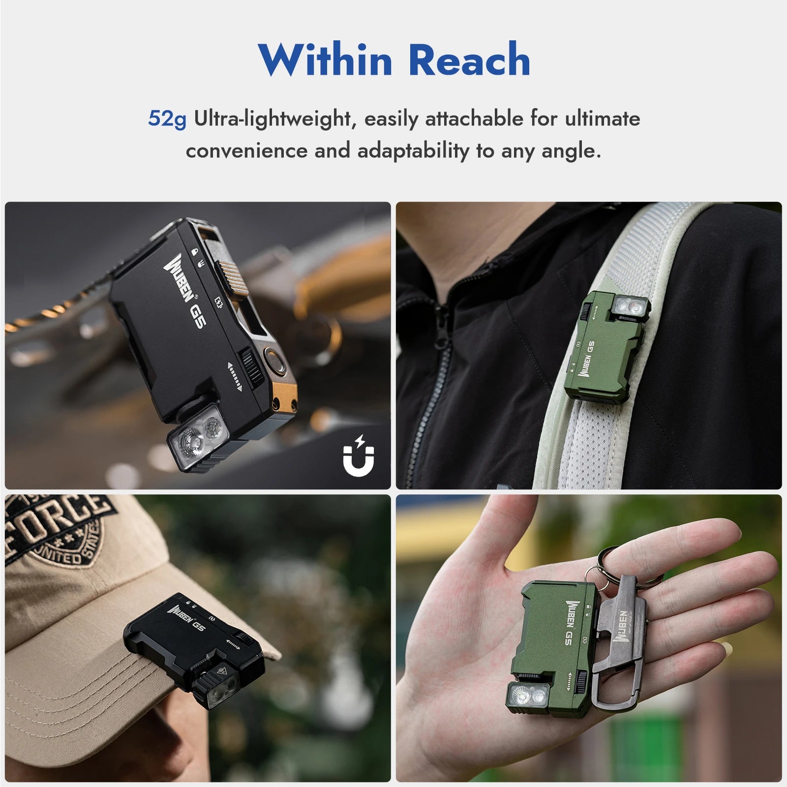 WUBEN G5 Rechargeable EDC Flashlight