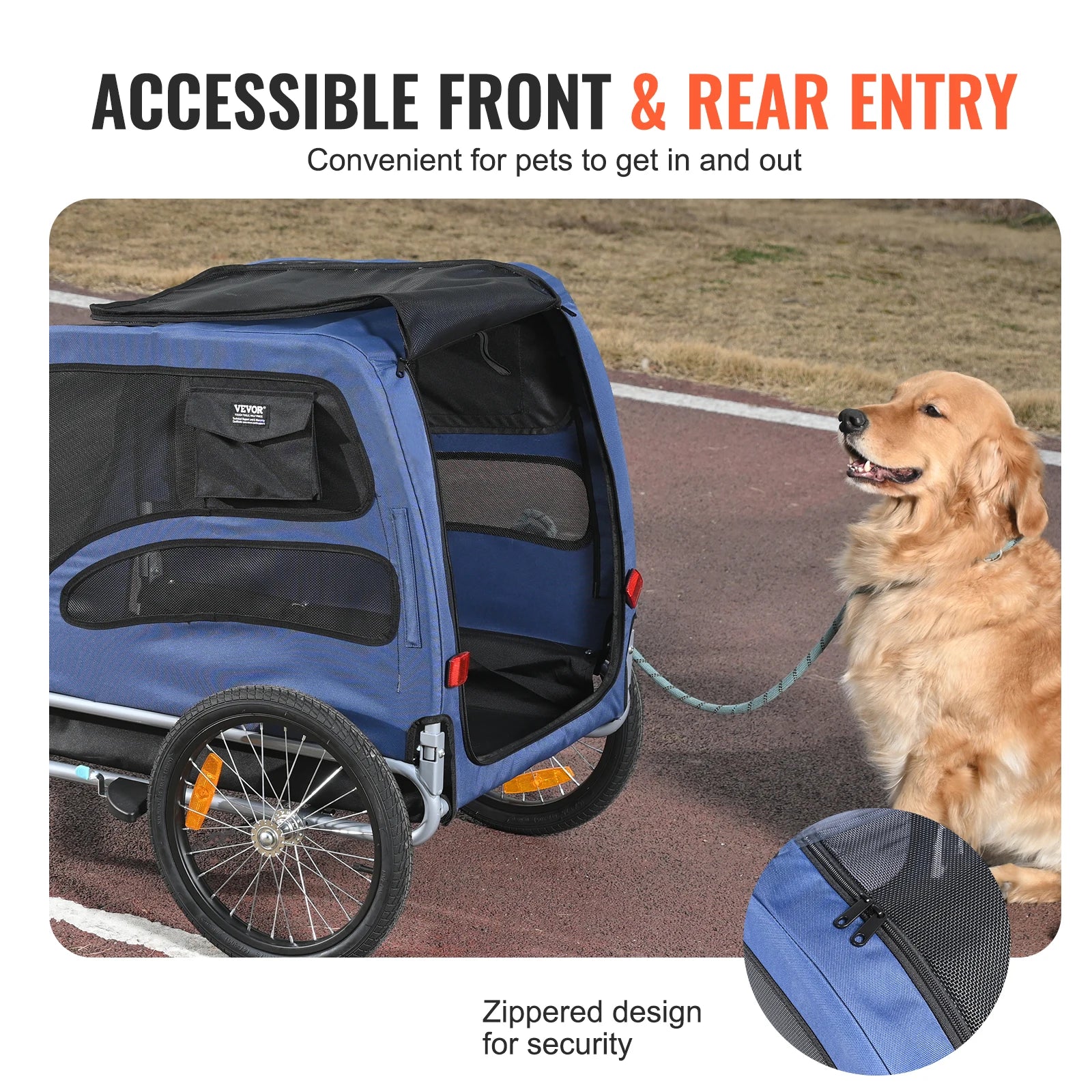 100lbs Pet Cart Bicycle Carrier