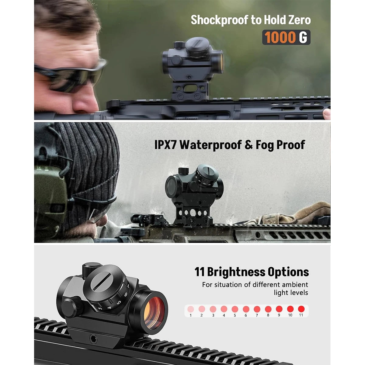 Waterproof & Shockproof & Fog-Proof Scope