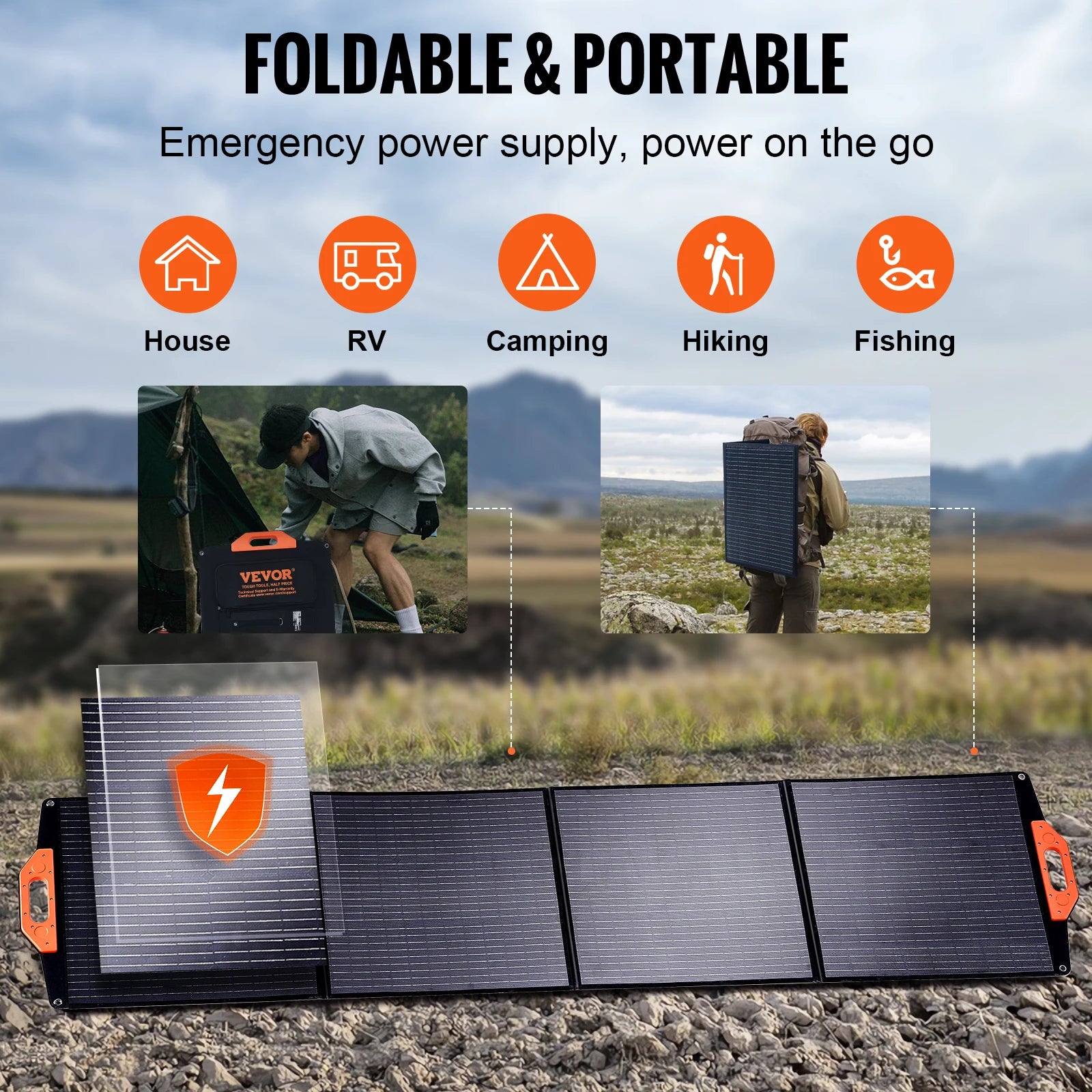 Portable Monocrystalline Solar Panel