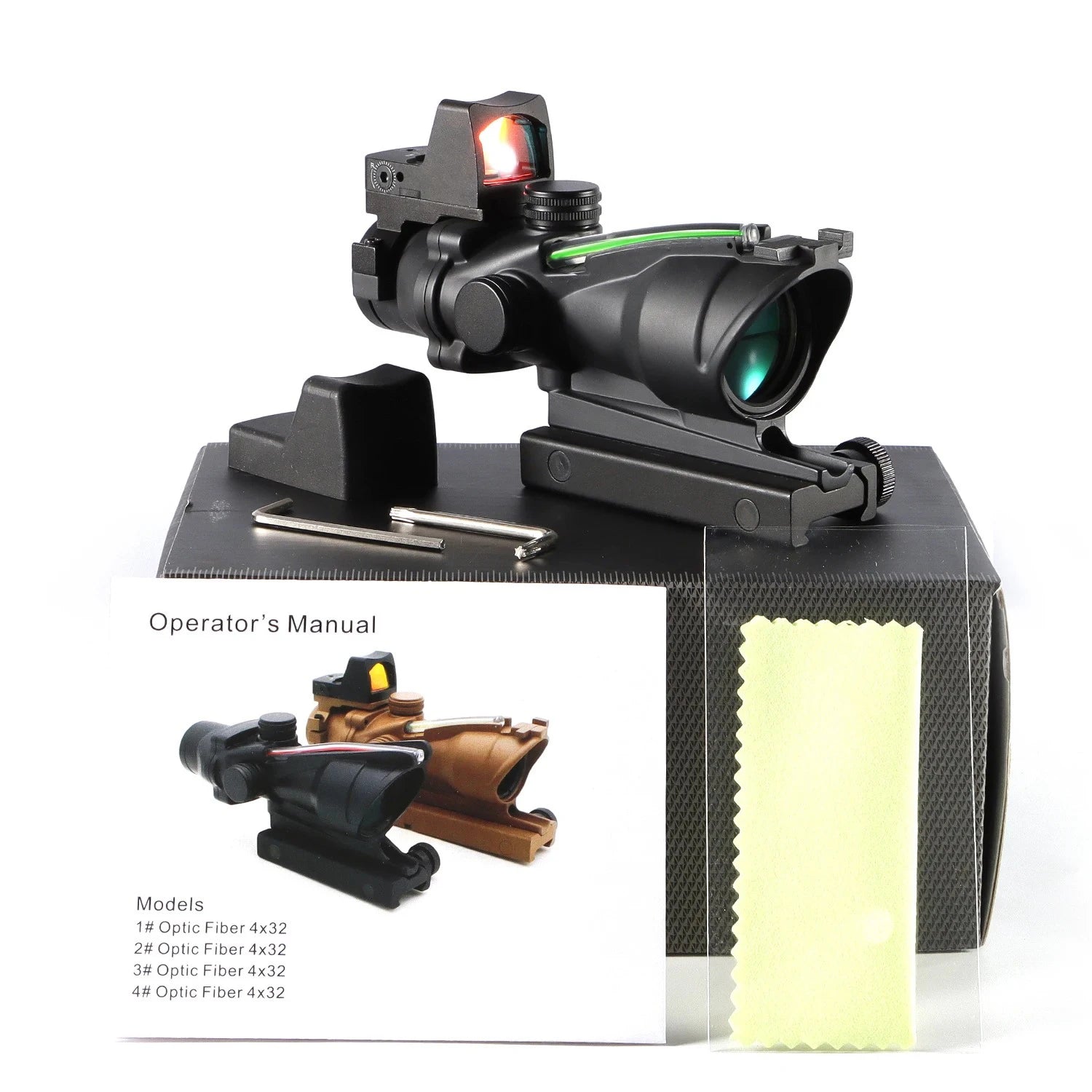 Adjustable Red Dot  4x Scope