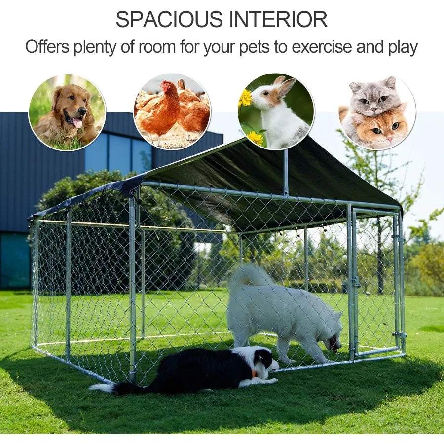 80x 80 Outdoor Dog Enclosure Heavy Duty Mesh