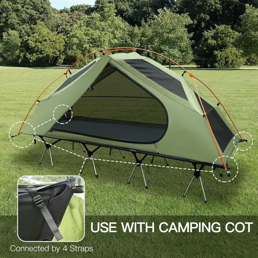 Night Cat Camping Cot Tent Waterproof 1-Person
