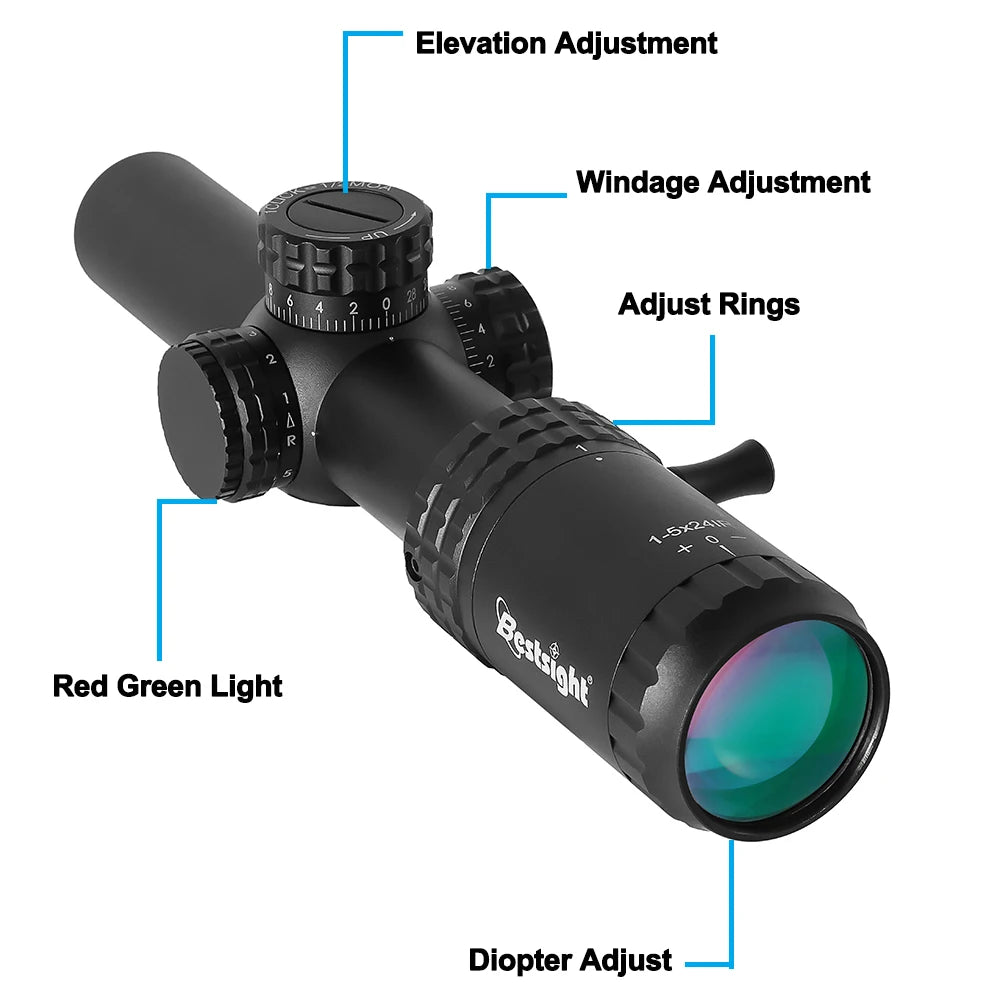 Red and Green Illuminated Hunting Scopes
