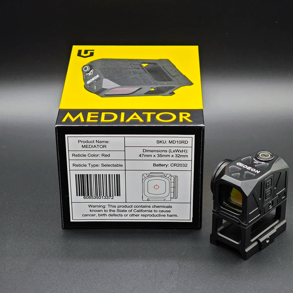 Gideon Optics Mediator Red Dot Multi-Reticle Sight