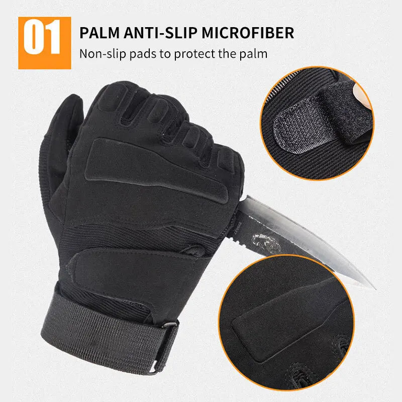 Tactical Full Finger Gloves