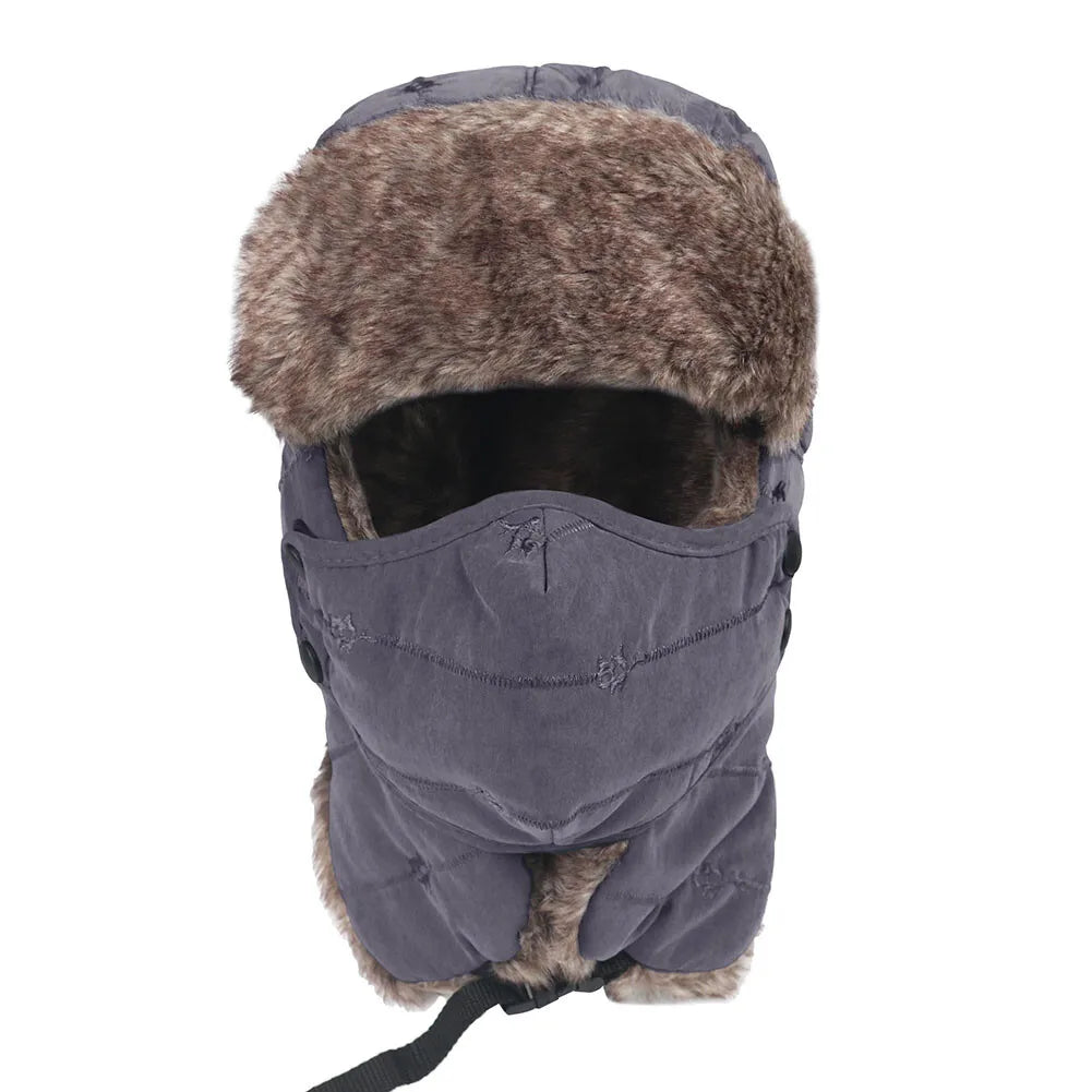 Winter Windproof Thermal Ear Flaps Cap