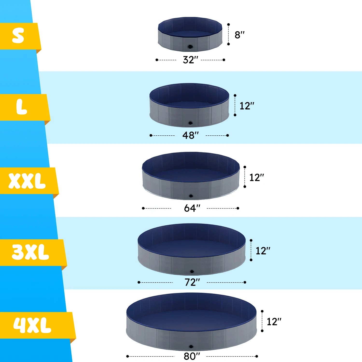 Portable Dog Pool,