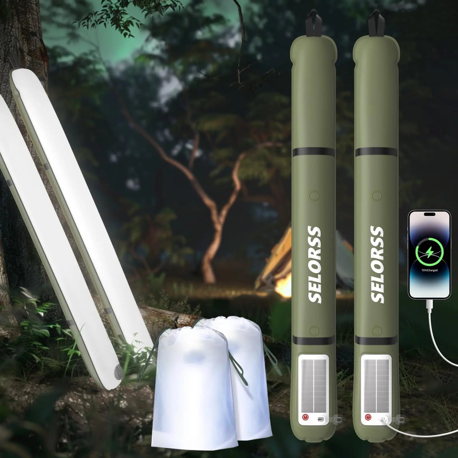 SELORSS Solar Camping Lantern